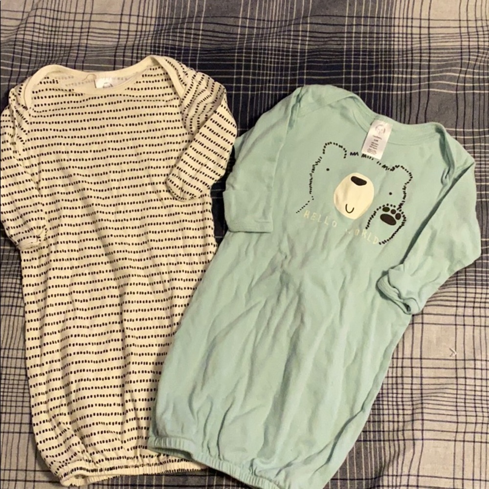 Newborn gowns